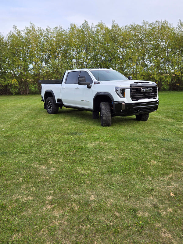 2023+ GMC AT4X HD Bolt On Kickback Mudflaps 12"