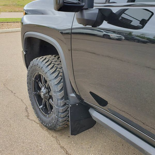2020+ Chevrolet HD Bolt On Kickback Mudflaps 13"