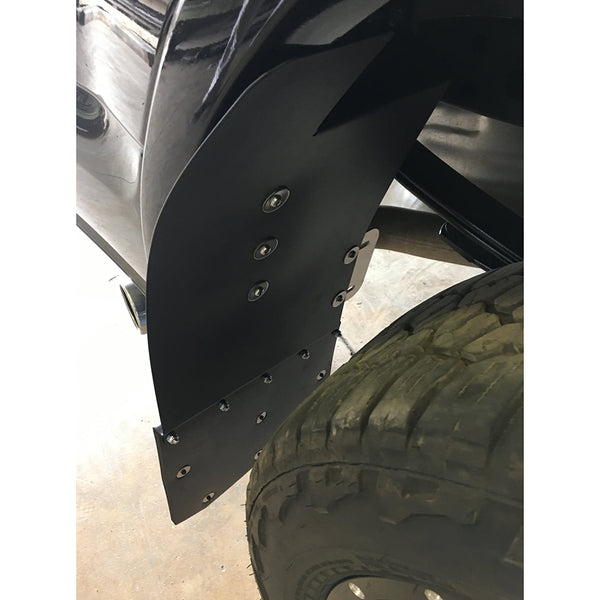 2015-2020 Ford F150 (Aluminum Body) Bolt On Kickback Mudflaps 14"