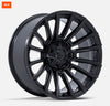 22X10 -18 8X170 FUEL BLADE MATTE BLACK 125.1
