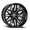 24X10 +35 6X135 VOSSEN HF6-5 GLOSS BLACK 87.1