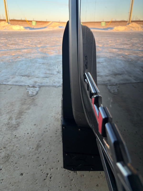 2023+ GMC AT4X HD Bolt On Kickback Mudflaps 13"