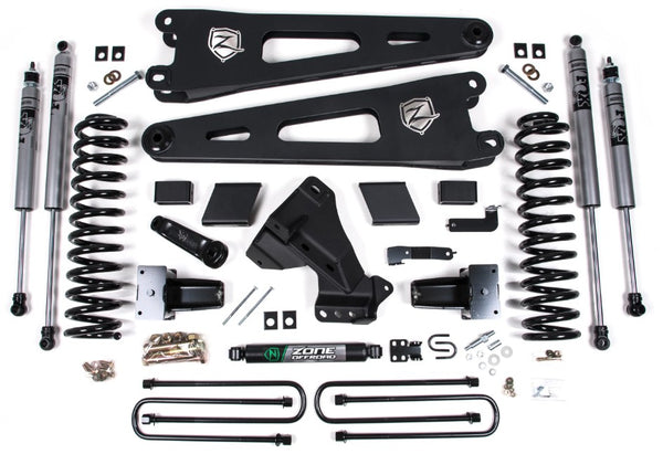 2023-2025 Ford F250/F350 4wd 7" Radius Arm Suspension Lift Kit, 4.5" Rear, Block, Diesel - Adv Series
