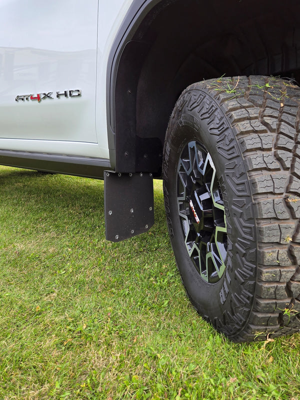 2023+ GMC AT4X HD Bolt On Kickback Mudflaps 13"