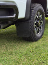 2023+ GMC AT4X HD Bolt On Kickback Mudflaps 12"